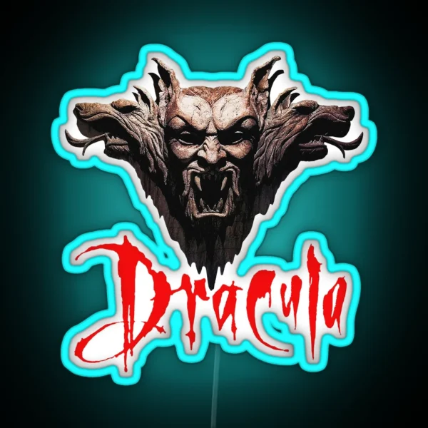 Vintage Dracula Movie RGB Neon Sign