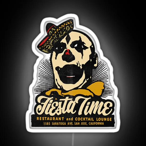 Vintage Fiesta Time Bar RGB Neon Sign