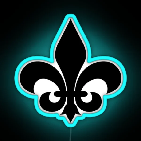 Vintage Fleur De Lis RGB Neon Sign