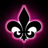 Vintage Fleur de Lis RGB Color-Changing Neon Sign Decorations Illuminations