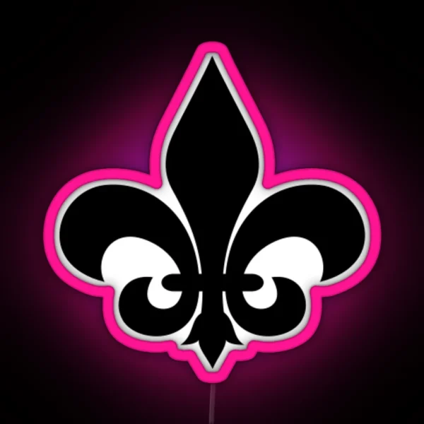 Vintage Fleur De Lis RGB Neon Sign