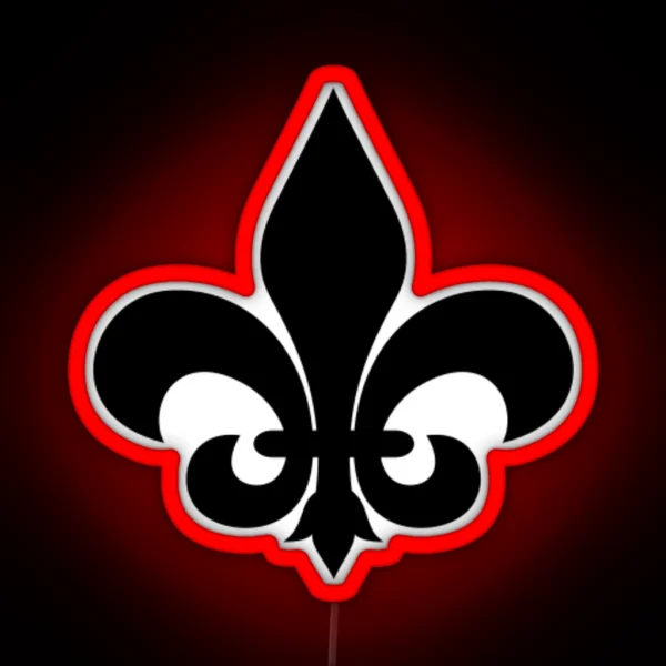 Vintage Fleur De Lis RGB Neon Sign