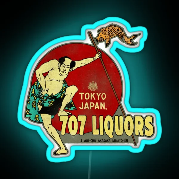 Vintage Japanese Liquor RGB Neon Sign