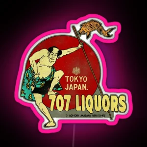 Vintage Japanese Liquor RGB Neon Sign