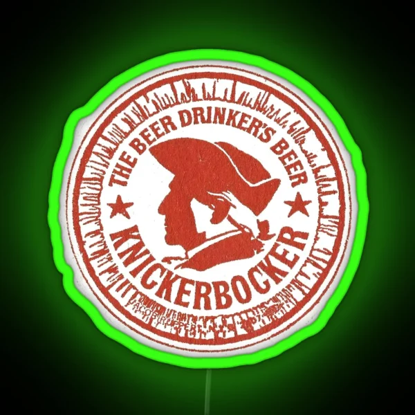 Vintage Knickerbocker Beer The Beer Drinkers RGB Neon Sign