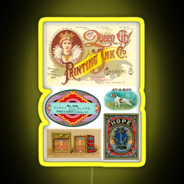 Vintage Labels Pack 2 RGB Neon Sign