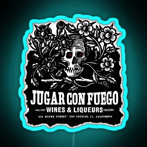 Vintage Los Angeles Liquor Store RGB Neon Sign