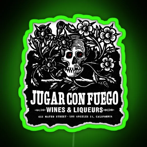 Vintage Los Angeles Liquor Store RGB Neon Sign