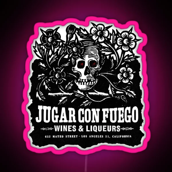 Vintage Los Angeles Liquor Store RGB Neon Sign