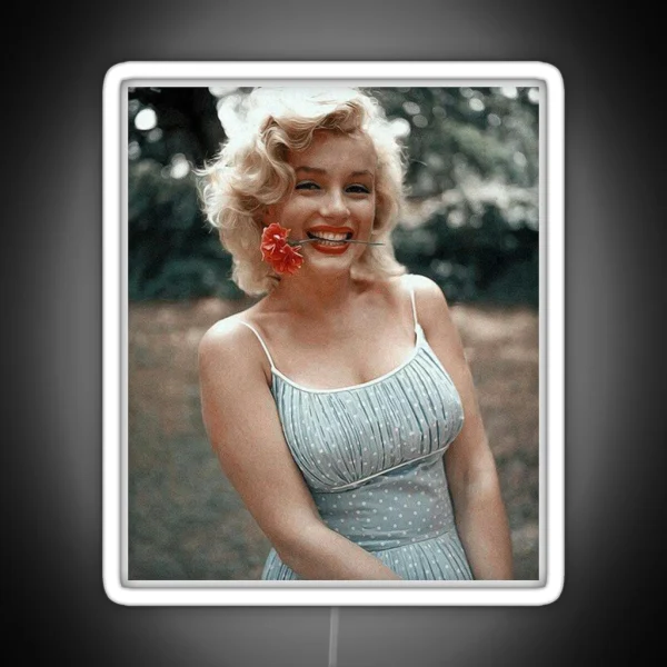 Vintage Marilyn Monroe Photography RGB Neon Sign