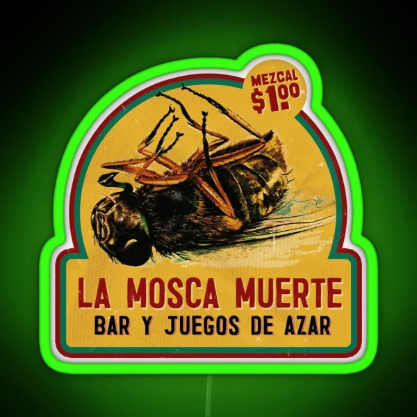 Vintage Mexican Bar RGB Neon Sign
