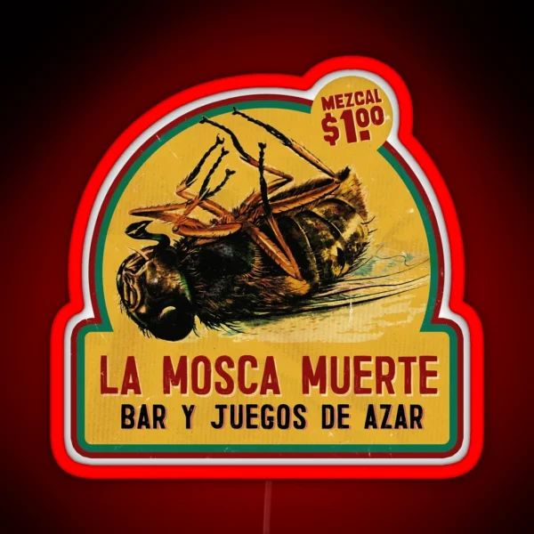 Vintage Mexican Bar RGB Neon Sign