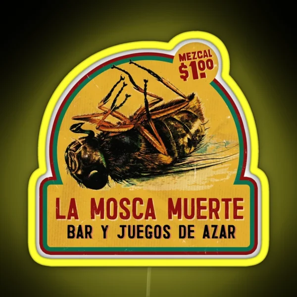 Vintage Mexican Bar RGB Neon Sign