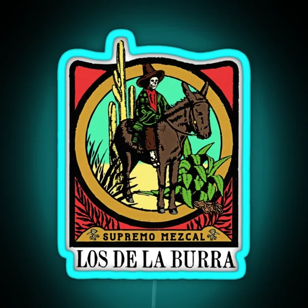 Vintage Mexican Mezcal RGB Neon Sign