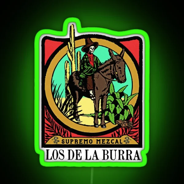 Vintage Mexican Mezcal RGB Neon Sign