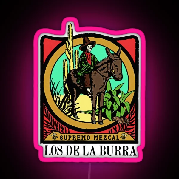 Vintage Mexican Mezcal RGB Neon Sign