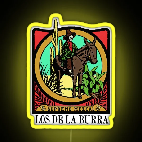 Vintage Mexican Mezcal RGB Neon Sign