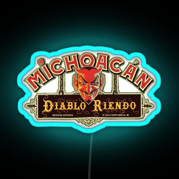 Vintage Michoacan Beer RGB Neon Sign