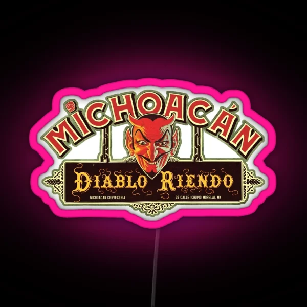 Vintage Michoacan Beer RGB Neon Sign
