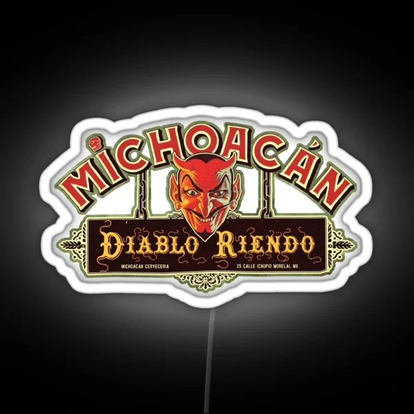 Vintage Michoacan Beer RGB Neon Sign