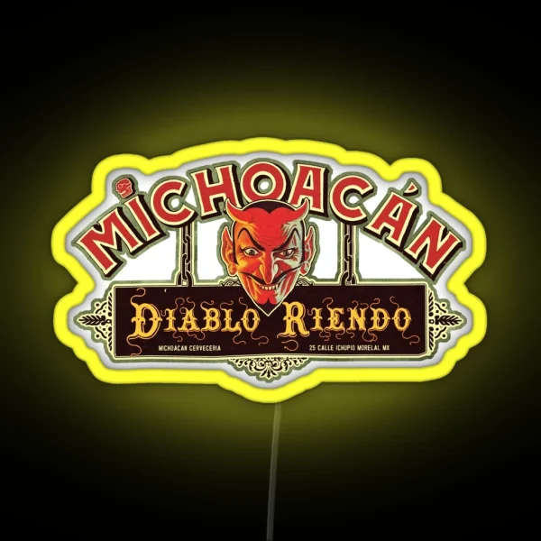 Vintage Michoacan Beer RGB Neon Sign
