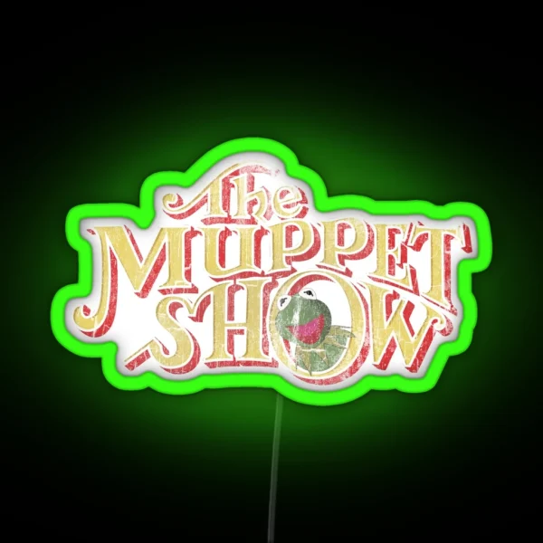 Vintage Muppet Show RGB Neon Sign