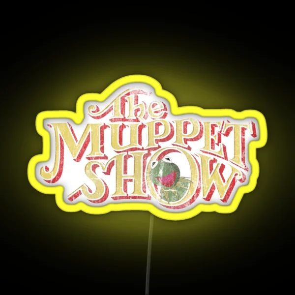 Vintage Muppet Show RGB Neon Sign