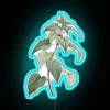 Whimsical botanical charm with vintage nettle design and glowing accents.