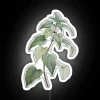 Elegant, vintage-inspired botanical design with RGB glow effect neon sign