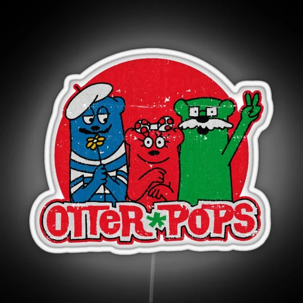 Vintage Otter Pops RGB Neon Sign