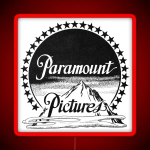 Vintage Paramount Pictures RGB Neon Sign