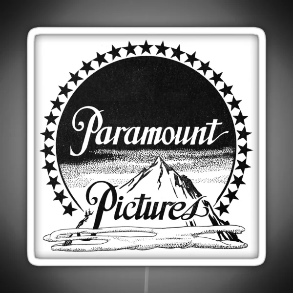Vintage Paramount Pictures RGB Neon Sign