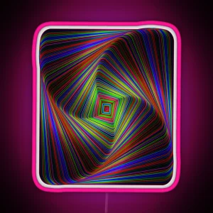 Vintage Patterns Color Combination Pattern RGB Neon Sign