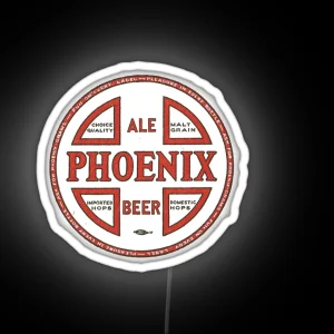 Vintage Phoenix Ale And Beer Buffalo New York RGB Neon Sign