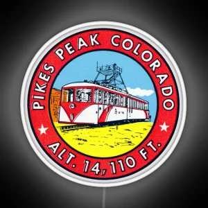 Vintage Pike S Peak Colorado RGB Neon Sign