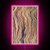 Customizable vintage psychedelic abstract art RGB LED neon wall decor