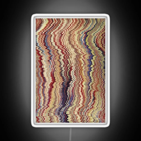 Vintage Psychedelic Abstract Art RGB Neon Sign