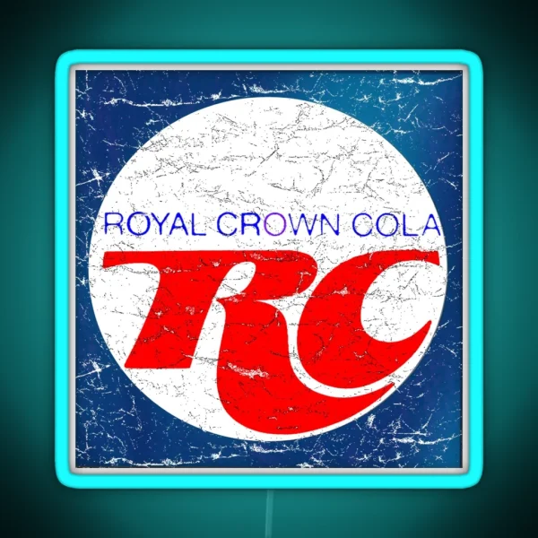 Vintage RC Cola Design RGB Neon Sign