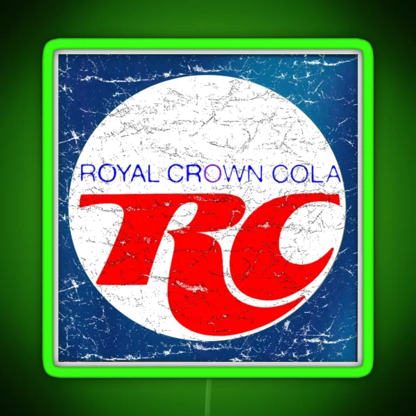 Vintage RC Cola Design RGB Neon Sign