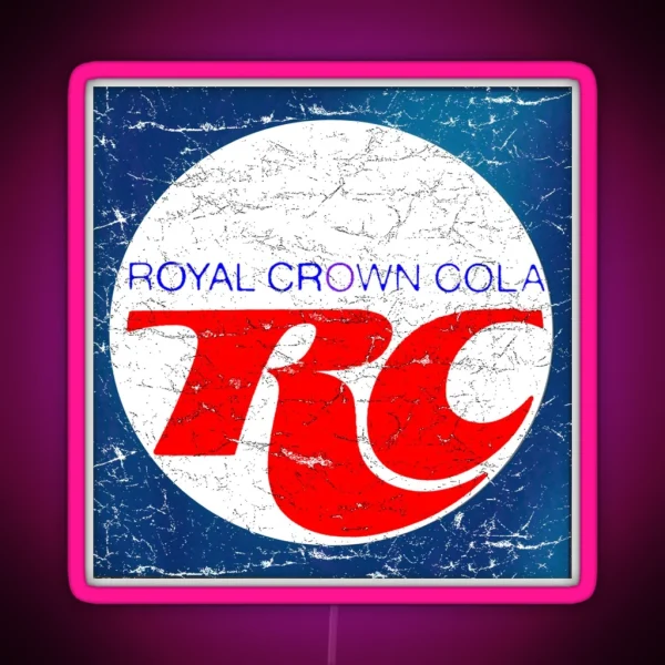 Vintage RC Cola Design RGB Neon Sign