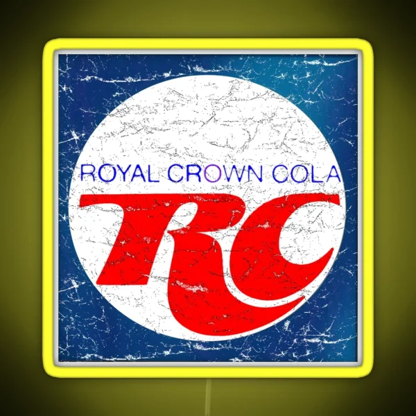 Vintage RC Cola Design RGB Neon Sign