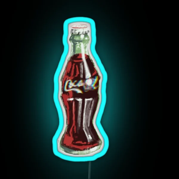 Vintage Soda Bottle RGB Neon Sign