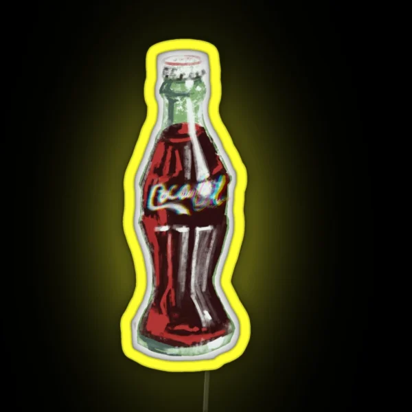 Vintage Soda Bottle RGB Neon Sign