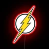 Retro inspired vintage comic book style neon lighted wall decoration.