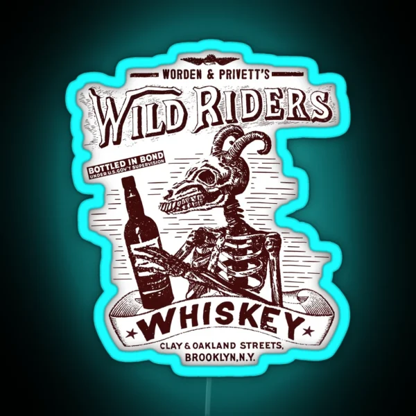 Vintage Whiskey RGB Neon Sign