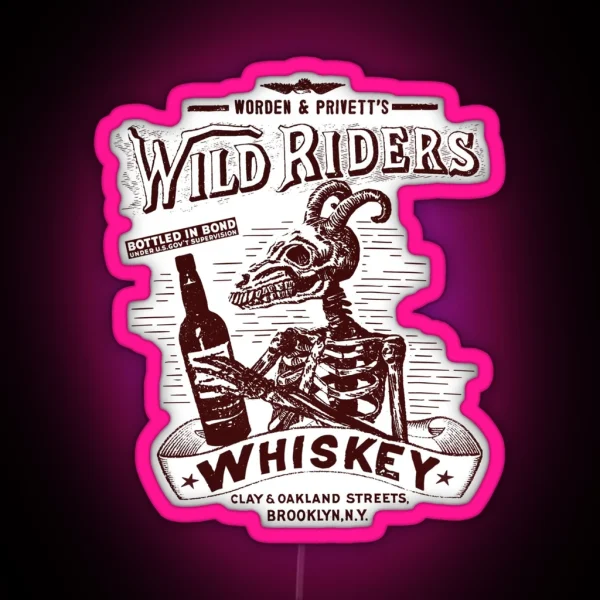 Vintage Whiskey RGB Neon Sign