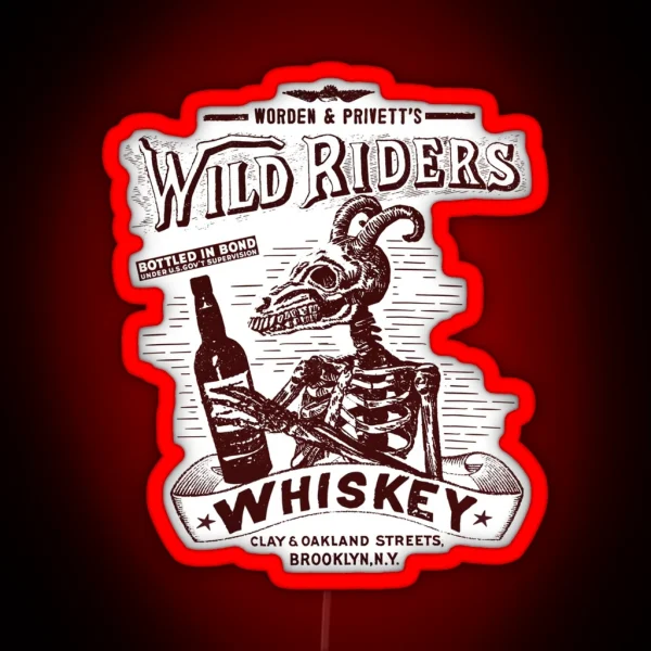 Vintage Whiskey RGB Neon Sign
