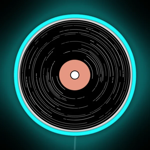 Vinyl Record RGB Neon Sign