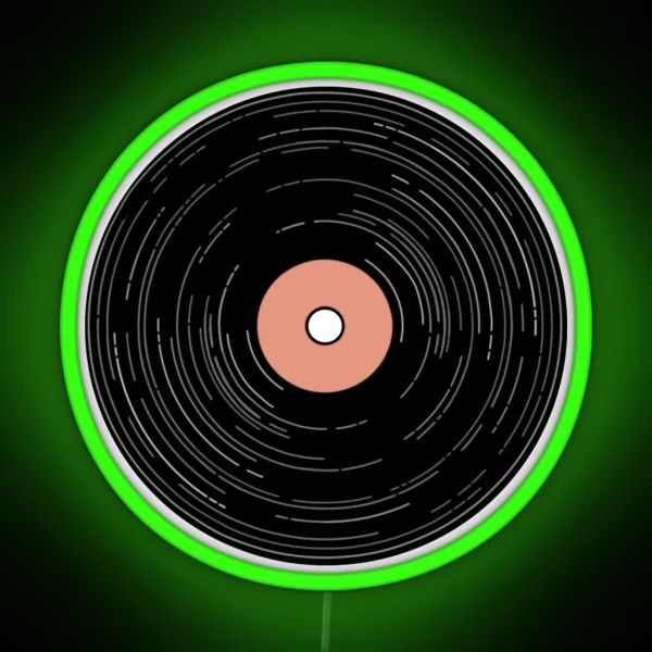 Vinyl Record RGB Neon Sign