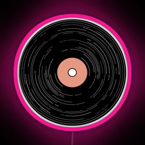 Vinyl Record RGB Neon Sign